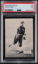 1934 Batter-Up #36 Ted Lyons PSA NM 7