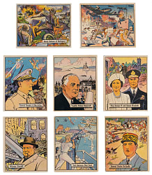 1941-1942 R164 Gum Inc. War Gum Complete Set (132)