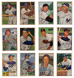 1952 Bowman Near Complete Set (222/252) with Several Hall of Famers & Stars
