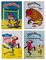 1947-1949 A.A.F.C. San Francisco 49ers Program Collection (24)