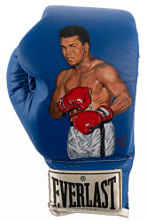 Incredible Cassius Clay Signed Hand-Painted Limited-Edition Art Glove - Full JSA LOA