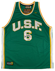 Bill Russell Signed University of San Francisco Jersey with Steiner Hologram