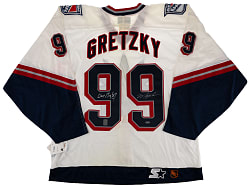 Wayne Gretzky & Mark Messier Dual-Signed New York Rangers Starter Jersey - Steiner & WGA Holograms