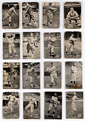 1924 Zeenut Pacific Coast League Starter Set (34) with Moses Yellowhorse