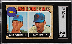 1968 Topps #177 Nolan Ryan Rookie SGC GOOD 2