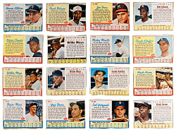 1961-1963 Post /Jell-O Collection (194) with 1962 Partial Set (115/200) & Several Keys
