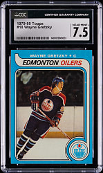 1979-1980 Topps Hockey #18 Wayne Gretzky Rookie CGC NM+ 7.5