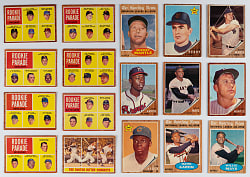1962 Topps Partial Set (444/598) with (3) Mickey Mantle & Complete High Number Set (76)