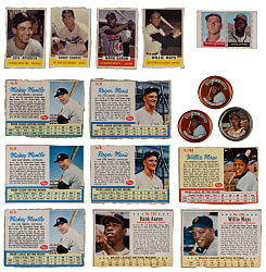 1961-1966 Oddball & Insert Collection (209) with (60+) Hall of Famers Including Aaron, Clemente, Koufax, Mantle & Mays