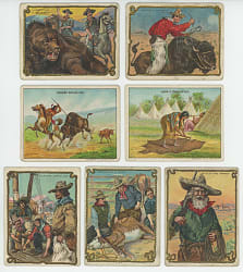 1909 T53 Cowboy Series (40) & 1910 T73 Indian Life in the '60's (32) Collection - (72) Total with Partial Sets