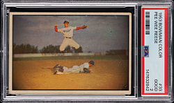 1953 Bowman Color #33 Pee Wee Reese PSA GOOD 2