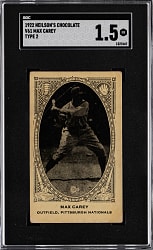 1922 V61-2 Neilson's Chocolate Max Carey SGC FAIR 1.5