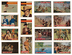 1956-1958 Topps Western TV Series Non-Sport Collection (237) with Davy Crockett Orange Complete Set (80) & TV Westerns Near Set (70/71)