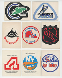 1972-1973 & 1973-1974 O-Pee-Chee Hockey Team Logos Collection (273) with (10) Complete Sets & Shortprints - Clean!