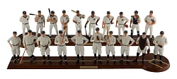1998 & 1999 Danbury Mint Greatest Teams Lineup Statue Sets (2) with 1927 & 1998 New York Yankees in Original Shipping Boxes