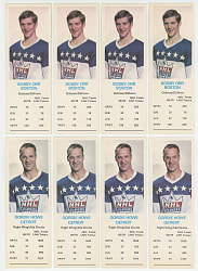 1970-1971 Dad's Cookies Hockey Hoard (950+) with Complete Set (144) Plus (8) Hull, (7) Howe & (6) Orr - Clean!