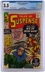 1963 Marvel Comics Tales of Suspence #48 New Iron Man Armor - CGC 3.5