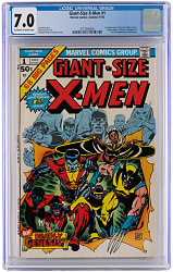 1975 Marvel Comics Giant-Size X-Men #1 First New X-Men Team with First Storm/Nightcrawler/Colossus/Thunderbird - CGC 7.0