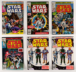 1977-1985 Marvel Comics Star Wars Partial Run (73/110) with #1 First Luke Skywalker & #42 First Boba Fett