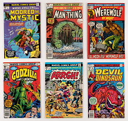 1970s Marvel Horror/Monster Comic Book Collection (92) with Werewolf by Night #1