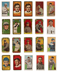 1909-1912 Baseball Tobacco Card Collection (59) with Fred Clarke