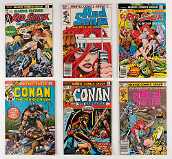 1970s-1980s Marvel Comics Fantasy/Sci-Fi Collection (266) with Conan, Red Sonja, Star Trek & Rom