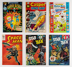 1970s Gold Key/Atlas/Charlton/Harvey Comic Book Treasure Chest (180) with Star Trek & Richie Rich