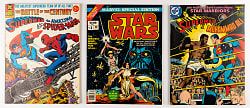 1970s-1980s Marvel/DC Oversized Comic Collection (69) with Star Wars & Superman Versus Ali