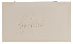Roger Maris Signed Index Card