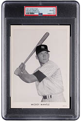 1951 Wheaties Premium Photos #G Mickey Mantle Rookie  PSA VG-EX+ 4.5