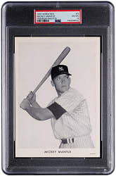 1951 Wheaties Premium Photos #G Mickey Mantle Rookie PSA VG-EX 4