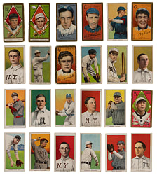 1909-1911 T205 Gold Border & T206 White Border Collection (48) with Rube Marquard & John McGraw
