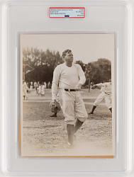 1933 Wide World Photos Babe Ruth Original News Service Photograph - PSA Type 1 Authentic