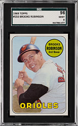 1969 Topps #550 Brooks Robinson SGC MINT 9 with None Higher!