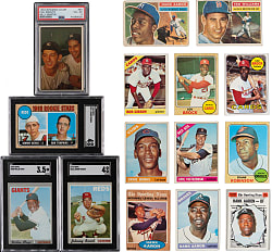 1953-1972 Baseball Singles Collection (430) with (50+) Hall of Famers Including (4) Graded Keys & 1966 Topps Partial Set (308/598) - Loaded!