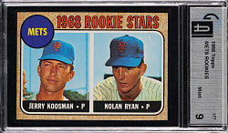 1968 Topps #177 Nolan Ryan Rookie GAI MINT 9