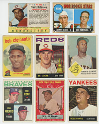 1959-1968 Baseball Singles Collection (179) with (19) Hall of Famers Including 1968 Topps Johnny Bench Rookie