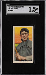 1909-1911 T206 White Border Nap Lajoie With Bat SGC FAIR 1.5