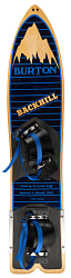 Circa 1984 Burton Snowboards Handmade Backhill Snowboard with Original Fins/Straps - Clean Early Production Board!