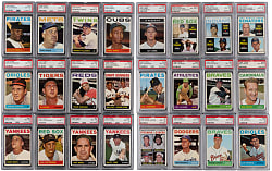 1964 Topps Near Complete PSA Graded Set (502/587) with Mostly NM-MT 8 from #24 PSA Registry Set Break