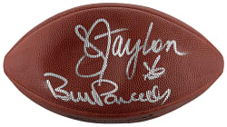 New York Giants Multi-Signed Legends Football with Phil Simms, Lawrence Taylor & Bill Parcells