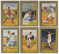 Perez-Steele Great Moments Signed Collection (30) with Banks, Hunter, Koufax & T. Williams