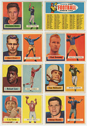 1957 Topps Football Near Complete Set (153/154) with Checklist