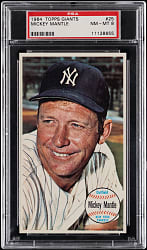 1964 Topps Giants #25 Mickey Mantle PSA NM-MT 8