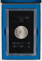 1884-CC GSA Morgan Uncirculated Silver Dollar with Black Box & COA