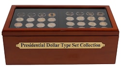 2007-2016 U.S. Presidential $1 Coin Collection (152) with (4) Different Coins Per President in Deluxe Presentation Case