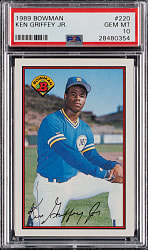 1989 Bowman #220 Ken Griffey Jr. PSA GEM MINT 10