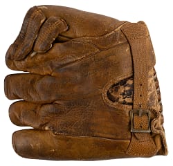 1939 World Champion New York Yankees Team-Signed Glove with (20) Signatures Including Joe DiMaggio & Bill Dickey Plus Full JSA LOA