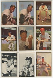 1953 Bowman Color and Black & White Collection (94) with (13) Hall of Famers Including Whitey Ford