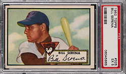 1952 Topps #325 Bill Serena High Number PSA EX 5